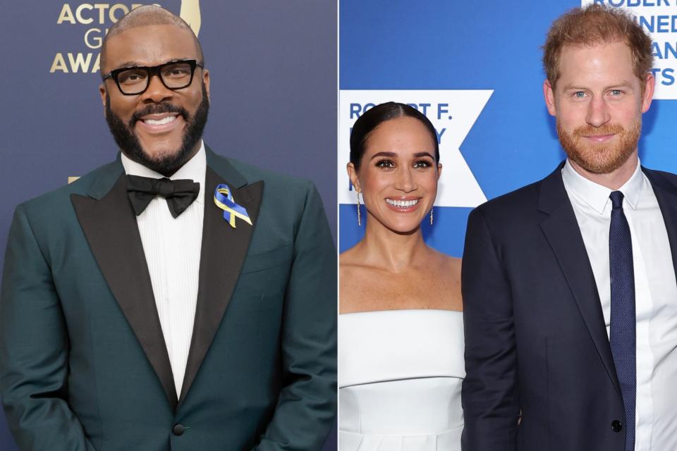 Tyler Perry; Meghan Markle and Prince Harry