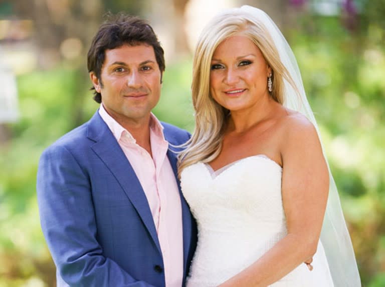 MAFS star Nasser Sultan with 'bride' Gabrielle Bartlett in 2018