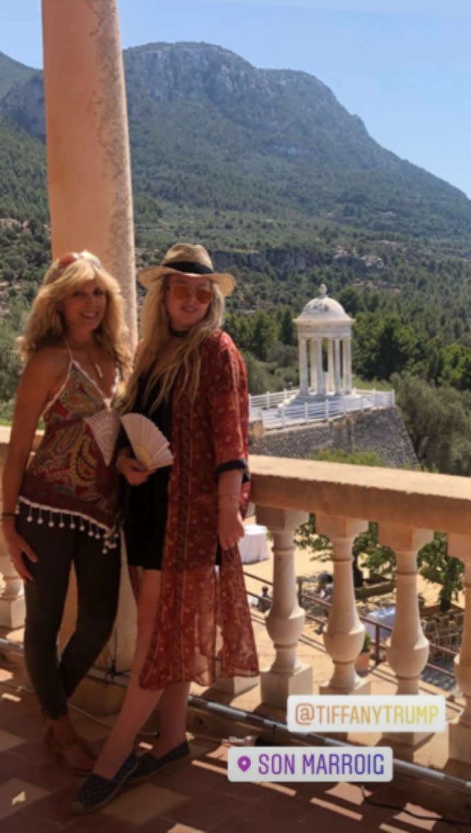 tiffany trump and marla maples vacation