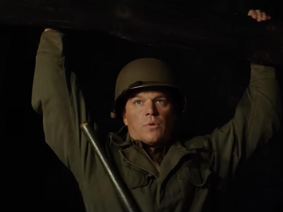 Matt Damon in "The Monuments Men" (2014).