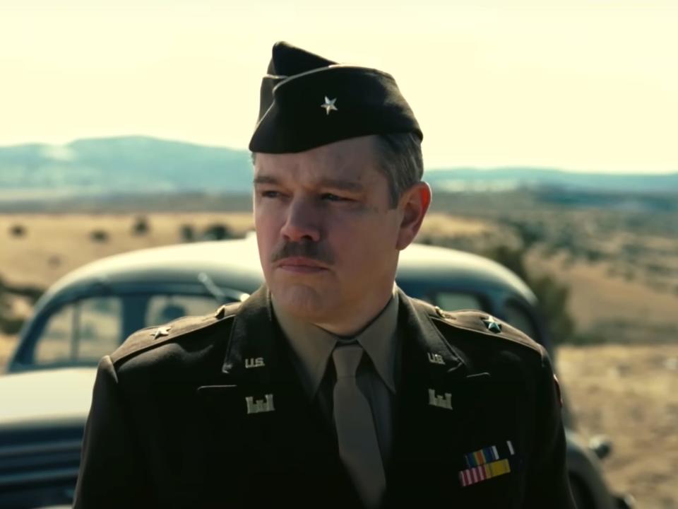 Matt Damon in "Oppenheimer" (2023).