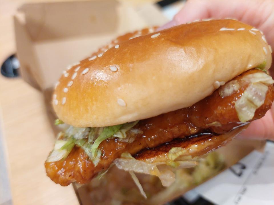 The Samarai McSpicy from the McDonald's global kitchen in Chicago