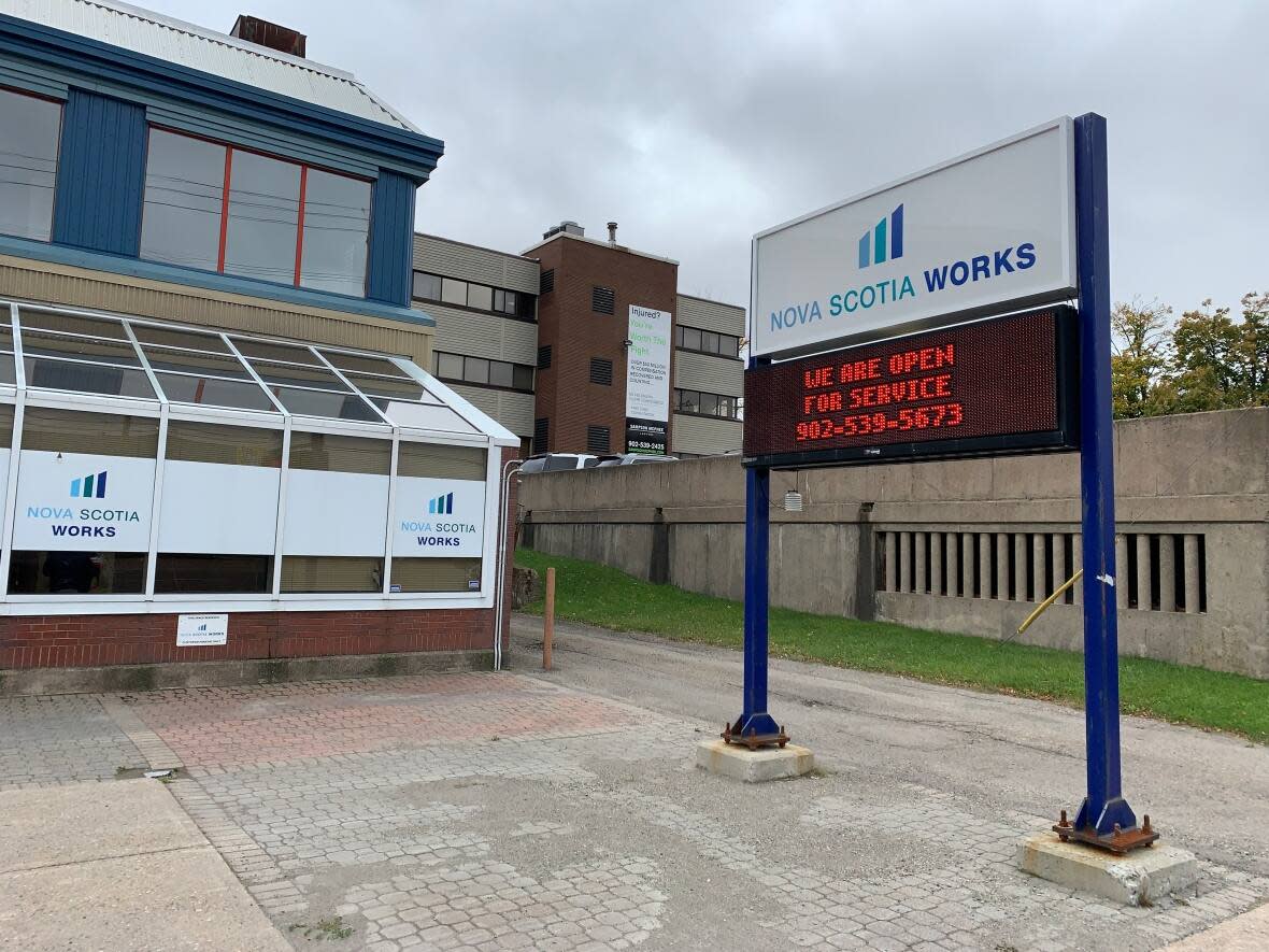 The Island Employment office in Sydney, N.S. The agency closed its doors in November 2021. (Brittany Wentzell/CBC - image credit)