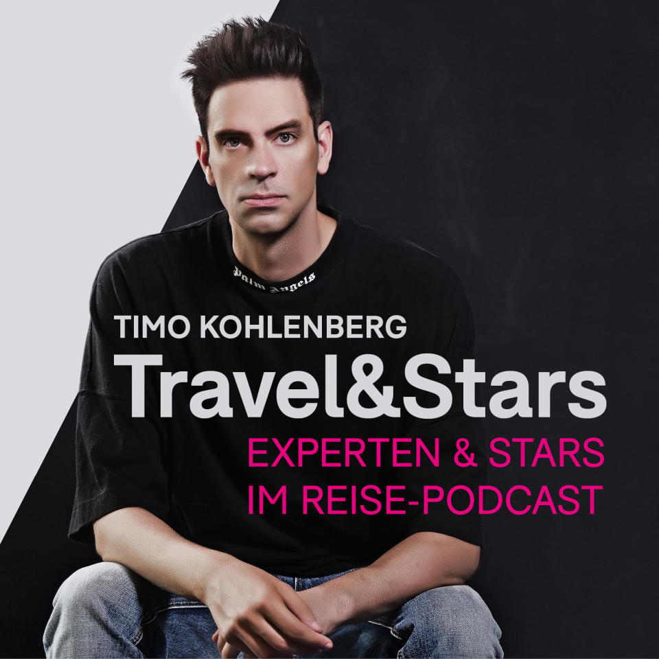 In seinem Insider Reise-Podcast „Travel&Stars“ liefert Kohlenberg gemeinsam mit Reiseexperten und VIPs regelmäßig wertvollen Travel-Input zu den gefragtesten Destinationen. (Bild: Timo Kohlenberg /Podcast)