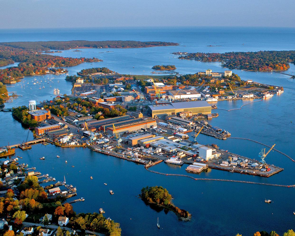 Portsmouth Naval Shipyard on Seavey Island in Kittery, Maine.