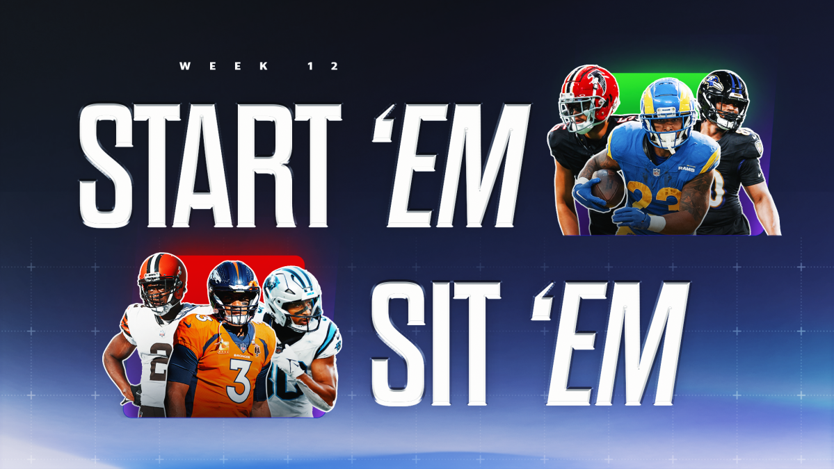 Semana 12 do Fantasy Football Comece ‘Em Sit’ Em