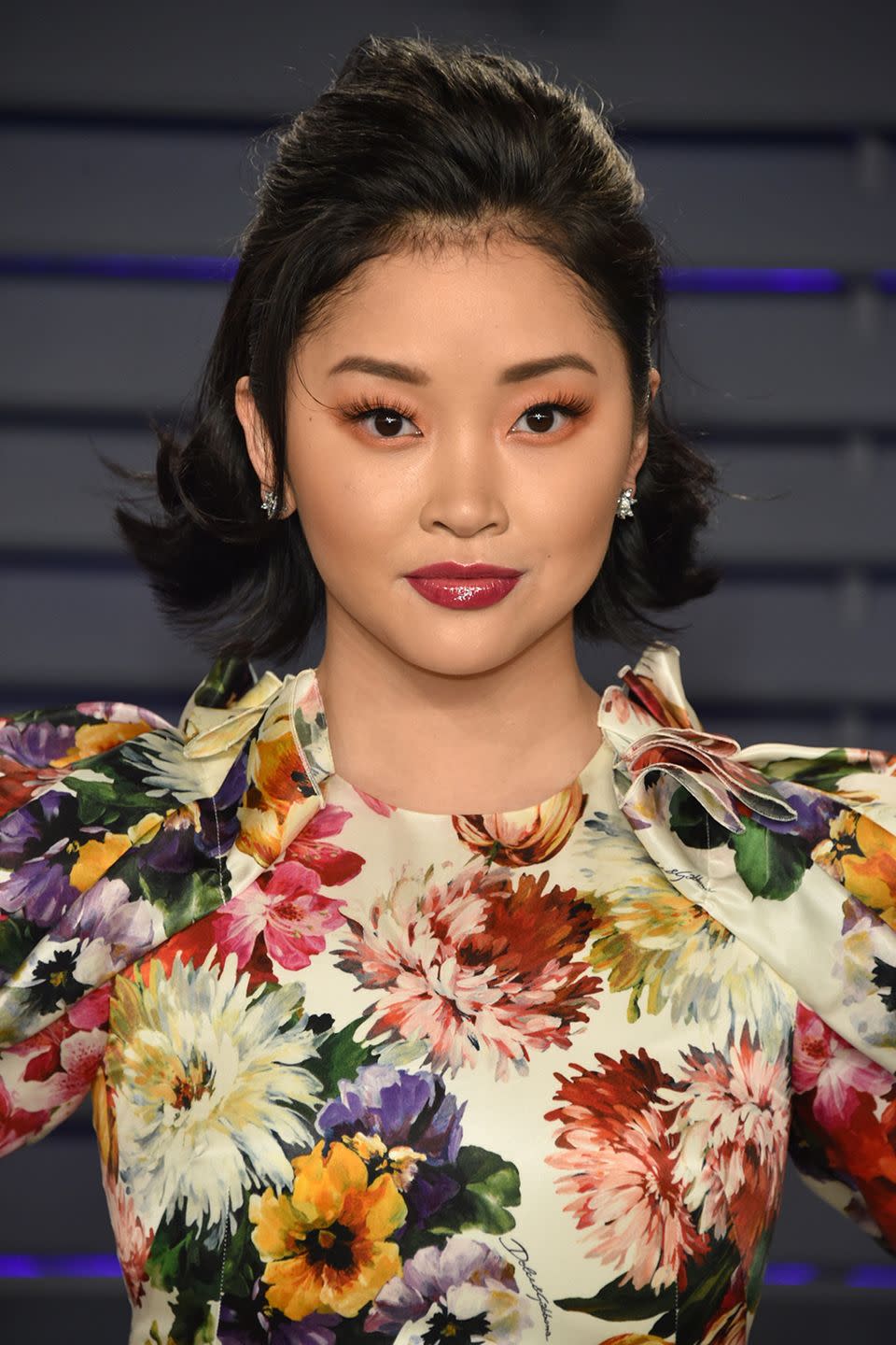 <p>It's a misconception that you can't style short hair in versatile ways. Just take a cue from Lana Condor. Her short bob is styled in a half- up, half-down look that has volume, face-framing pieces, and tons of movement.</p>