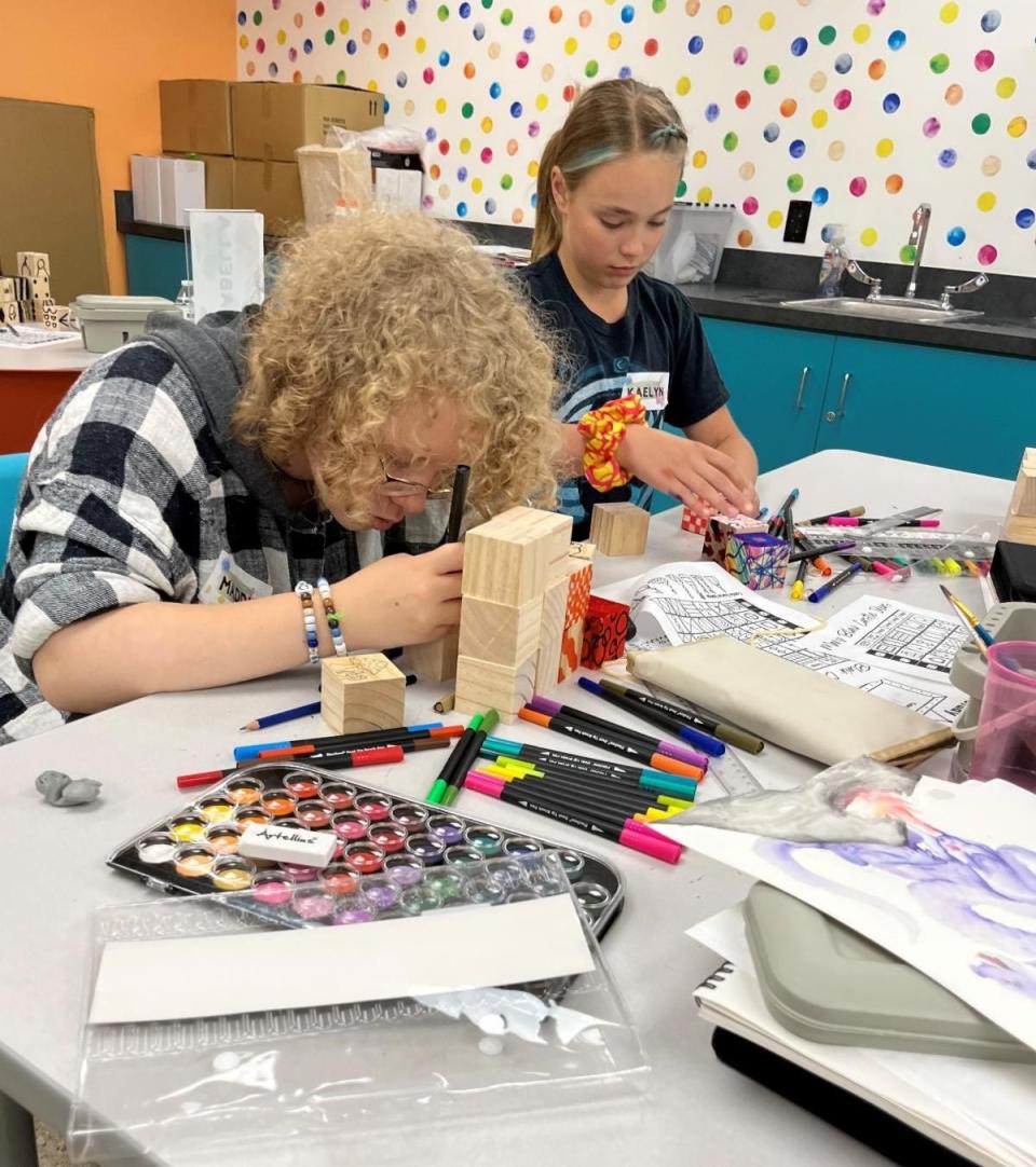 The Buckeye Imagination Museum hosted its first art camp for girls June 26-30.