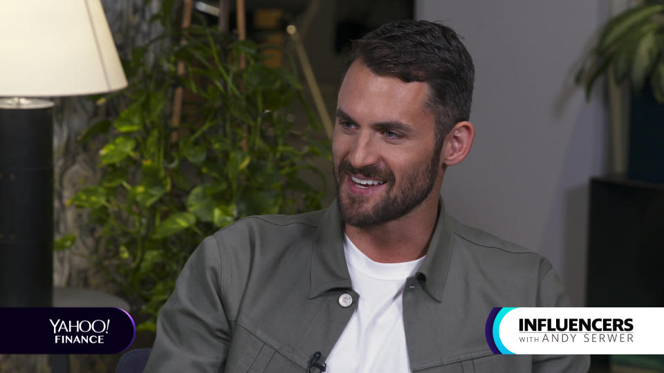 Cleveland Cavaliers forward Kevin Love appears on Influencers with Andy Serwer.