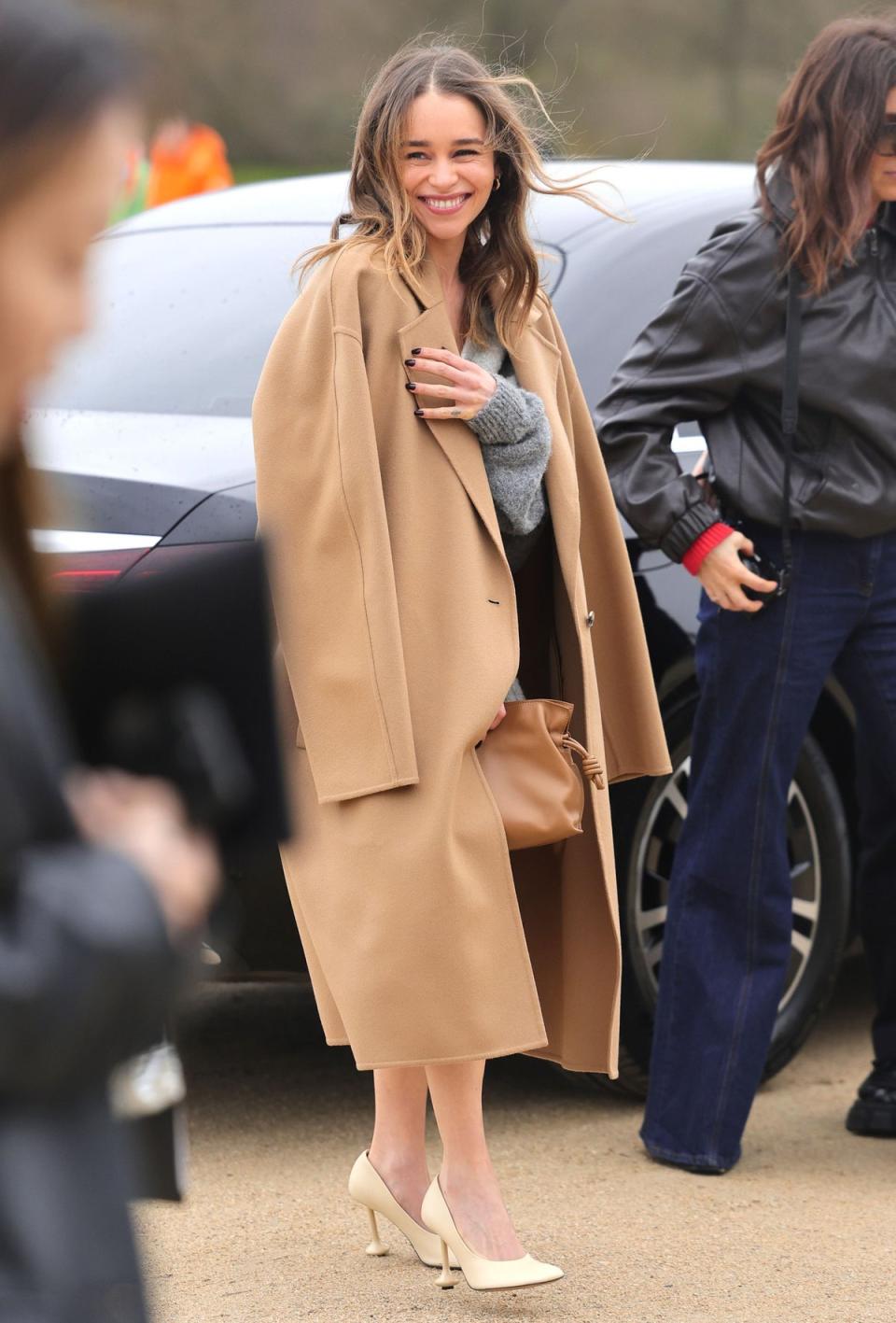 Emilia Clarke at the Loewe AW24 show (Getty Images)