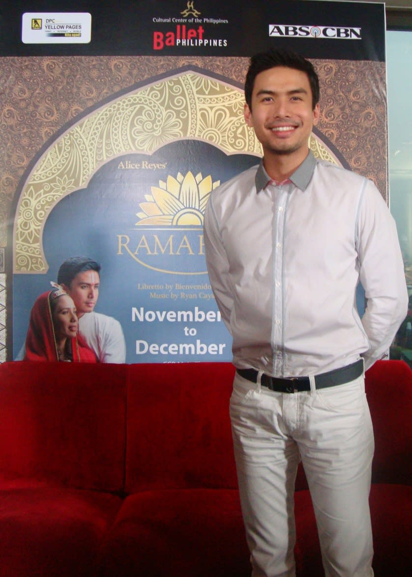 Christian Bautista during the RamaHari Press Preview