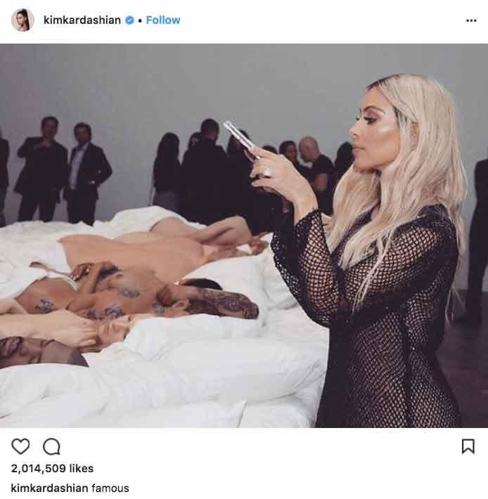 Kim hit back with this simple yet effective post. Source: Instagram