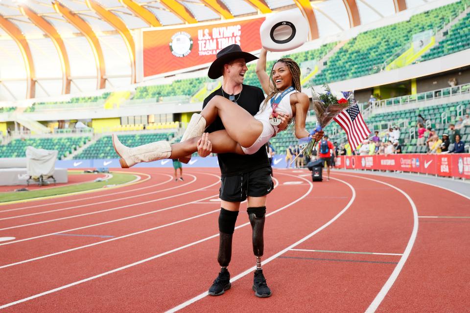 Meet Hunter Woodhall, husband of 2024 Paris Olympics long jump winner