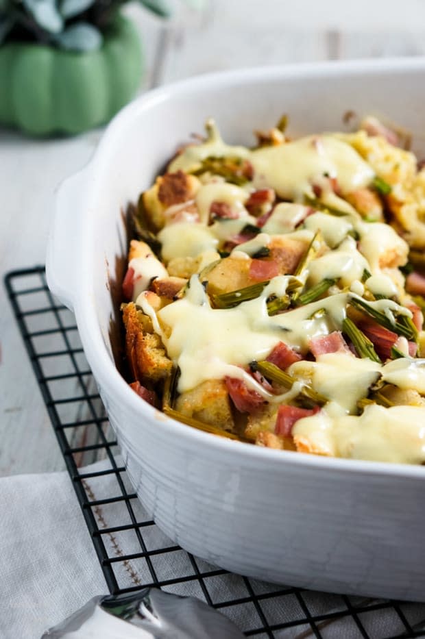 <p><a href="https://www.accidentalhappybaker.com/ham-and-asparagus-strata/" rel="nofollow noopener" target="_blank" data-ylk="slk:Accidental Happy Baker;elm:context_link;itc:0;sec:content-canvas" class="link ">Accidental Happy Baker</a></p>