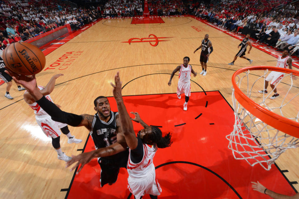 LaMarcus Aldridge gave the Spurs exactly what they needed in Game 3. (Jesse D. Garrabrant/NBAE/Getty Images)