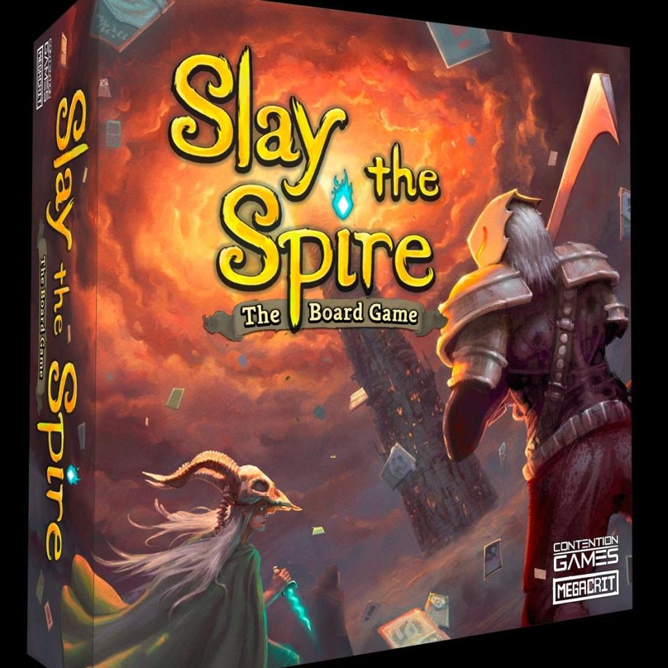 The box art for Slay the Spire: The Board Game