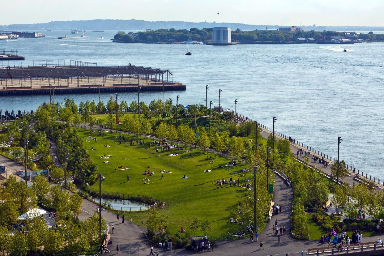 Brooklyn Bridge Park in New York City, NY