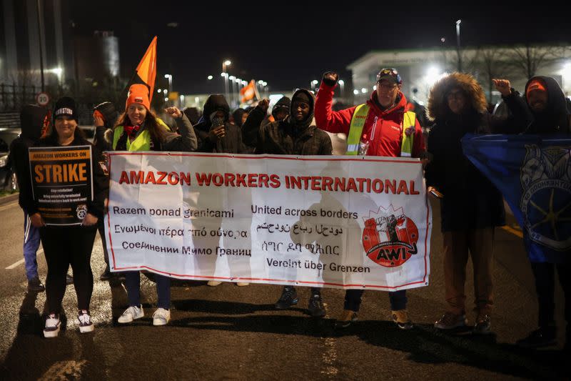 繁忙黑色星期五 歐洲多國亞馬遜員工發動罷工