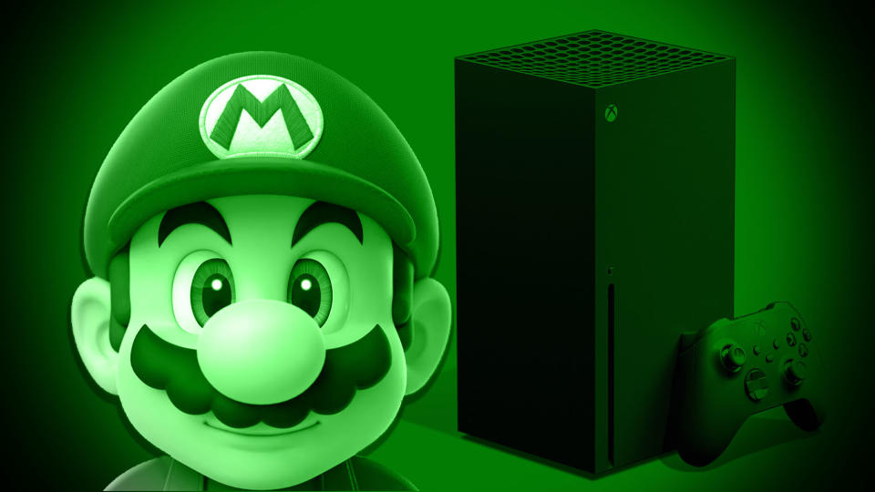 Mario and Xbox Series X