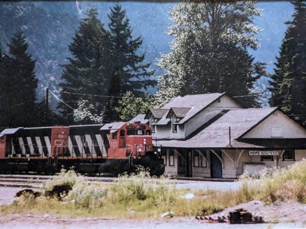 The  Hope Station House has stood for more than 100 years in Hope, B.C. — but it is in danger of having its heritage status revoked and the building could be demolished.  (CPHSH's Save the 1916 Hope Station House/Facebook - image credit)