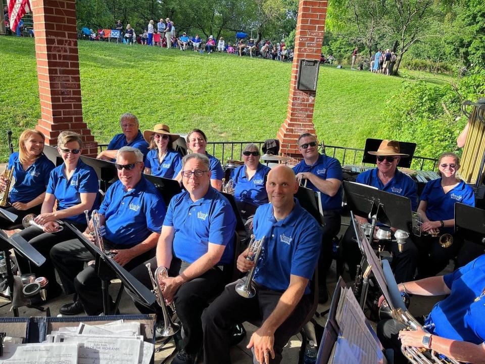 The Central Ohio Brass Band will give a free Summer Sizzle Concert in Grove City's Town Center Park on Friday.