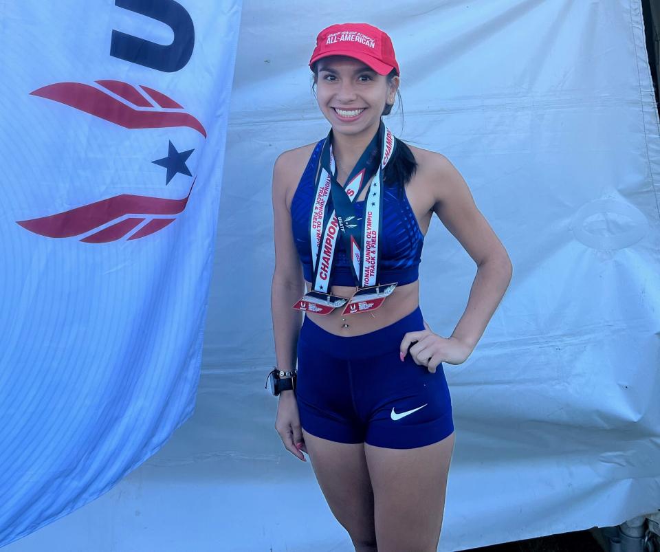 Zerah Martinez, a 2023 Sinton graduate, finished third in the 3,000-meter run at the USATF National Junior Olympic Championships in Eugene, Oregon.