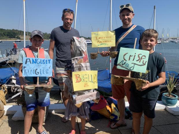 Isle of Wight County Press: Participants in Bembridge Harbour Family Fun Weekend.