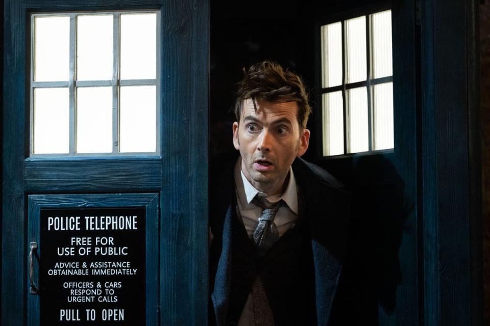 David Tennant as The Doctor (PA Media)