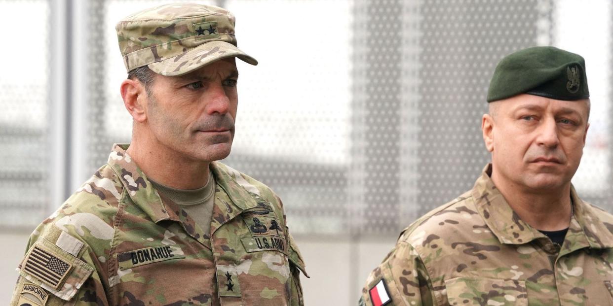 US general and Polish general