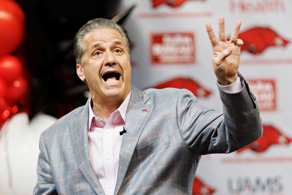 Arkansas coach John Calipari is slated to face his former school once in the regular season.