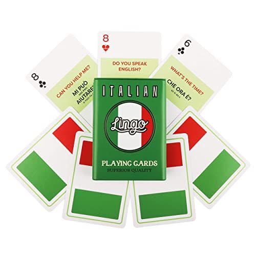 17) Italian Flashcard Playing Cards