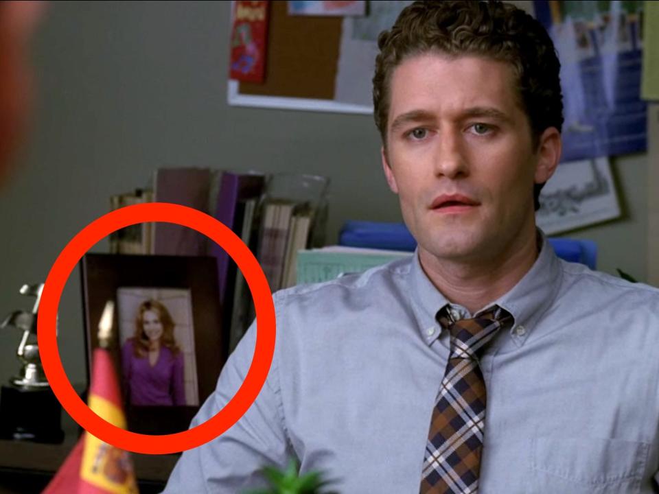 Will has a picture of Terri in his office.