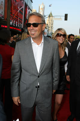 Kevin Costner and wife Christine Baumgartner at the Hollywood premiere of MGMs' Mr. Brooks