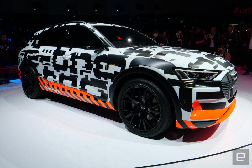 When Audi first trotted out its e-tron SUV concept, it was promising: there