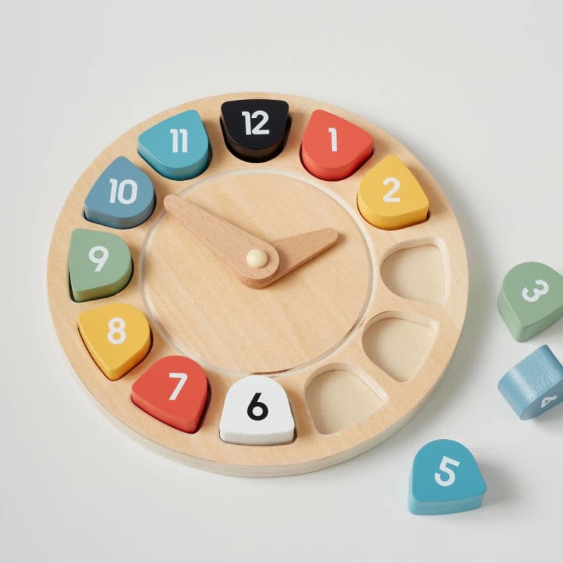 Wooden Clock Puzzle