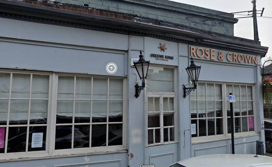 The Irish Travellers were discriminated against by staff at the Rose and Crown in Woodford Green, Essex. (Google)