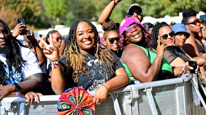 Festival goers attend 2023 ONE MusicFest at Piedmont Park on October 29, 2023 in Atlanta, Georgia. - Photo: Paras Griffin (Getty Images)