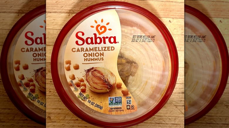 Sabra Caramelized Onion Hummus package