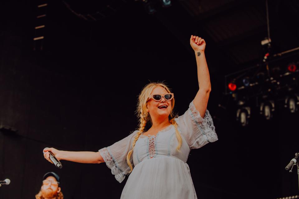 Hailey Whitters performs at Summerfest's UScellular Connection Stage on Saturday, July 8, 2023.