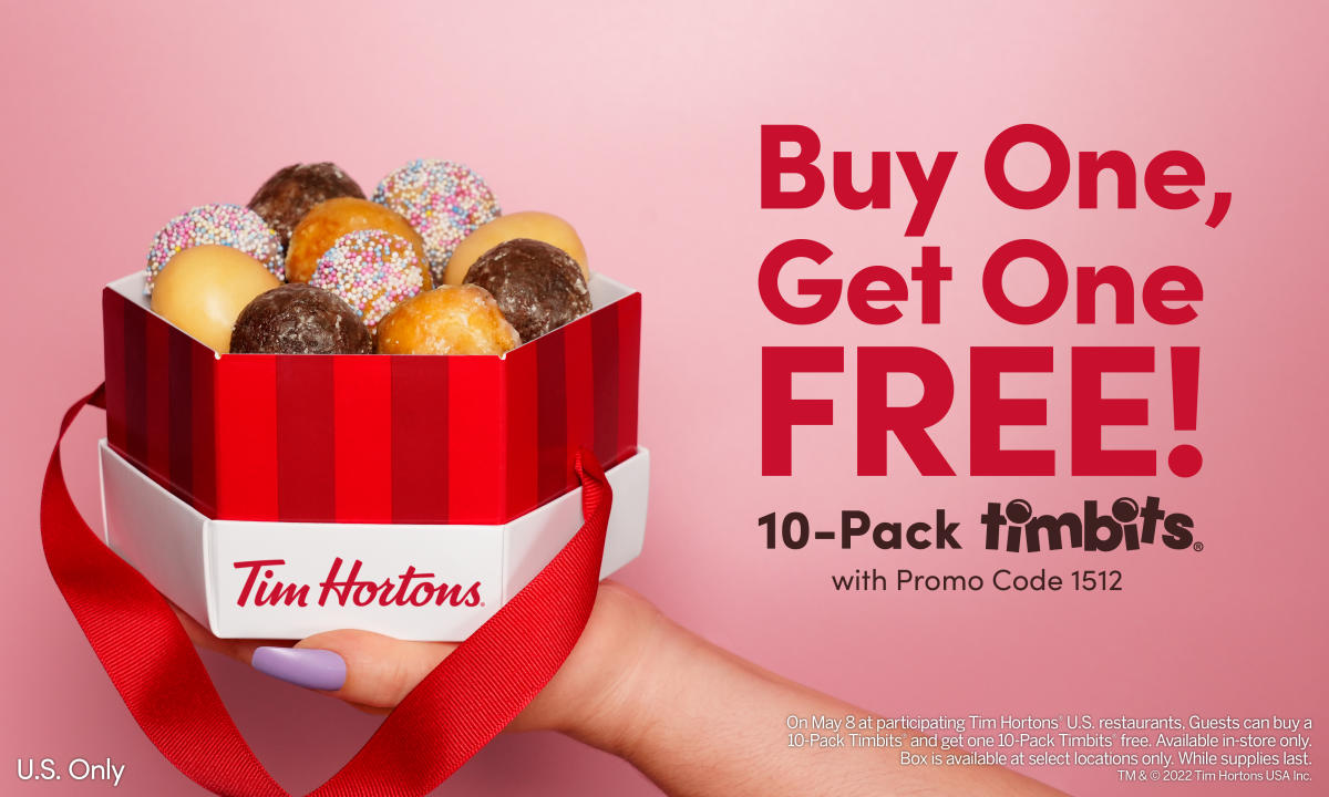 Tim Hortons® U.S. Introduces Mom-Sized Iced Coffee Free for Mom on Mother's  Day