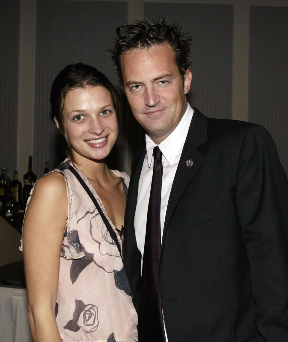 Rachel Dunn and Matthew Perry