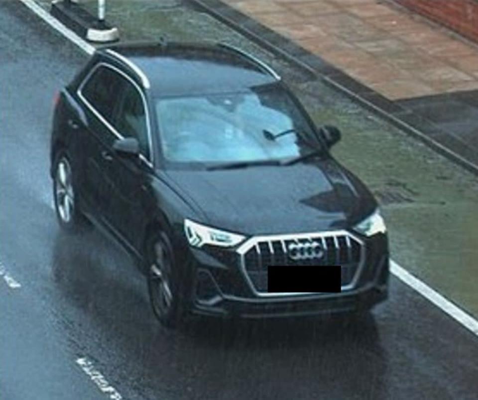 An Audi Q3 which police said forms part of the investigation (Merseyside Police/PA) (PA Media)