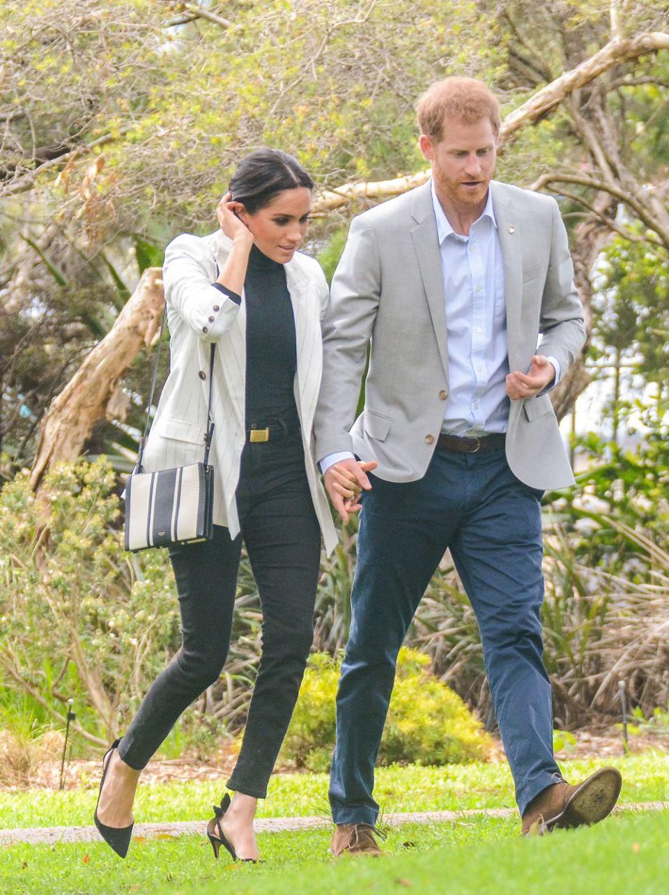 Royal tour day six: L'Agence 'Brea' Pinstriped Blazer