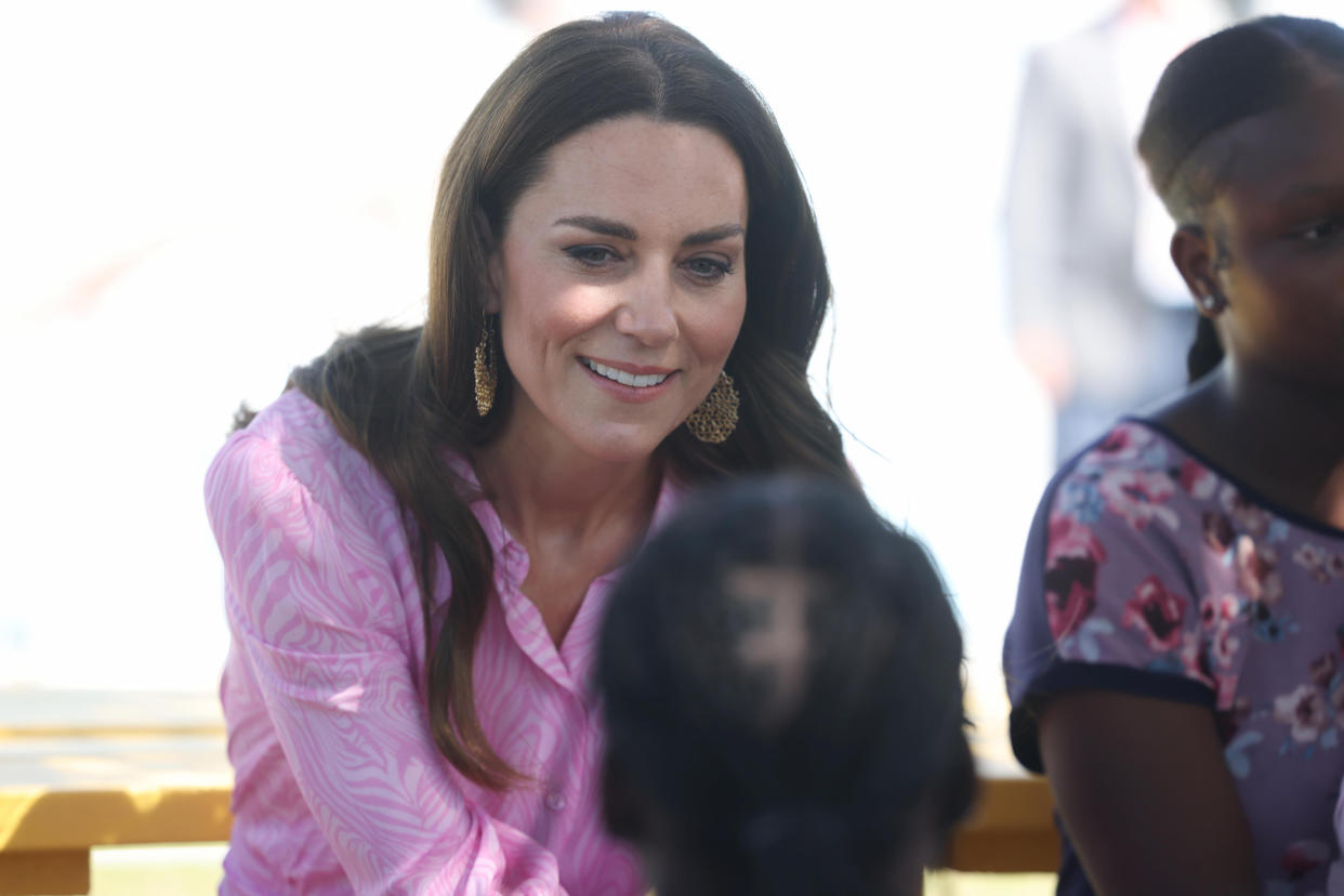 Kate Middleton, Princess of Wales, shares her beekeeping hobby on World Bee Day. (Photo: Ian Vogler - Pool/Getty Images)