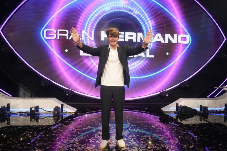 Marcos Ginocchio fue el ganador de la última edición de Gran Hermano (Foto: PRENSA TELEFE)