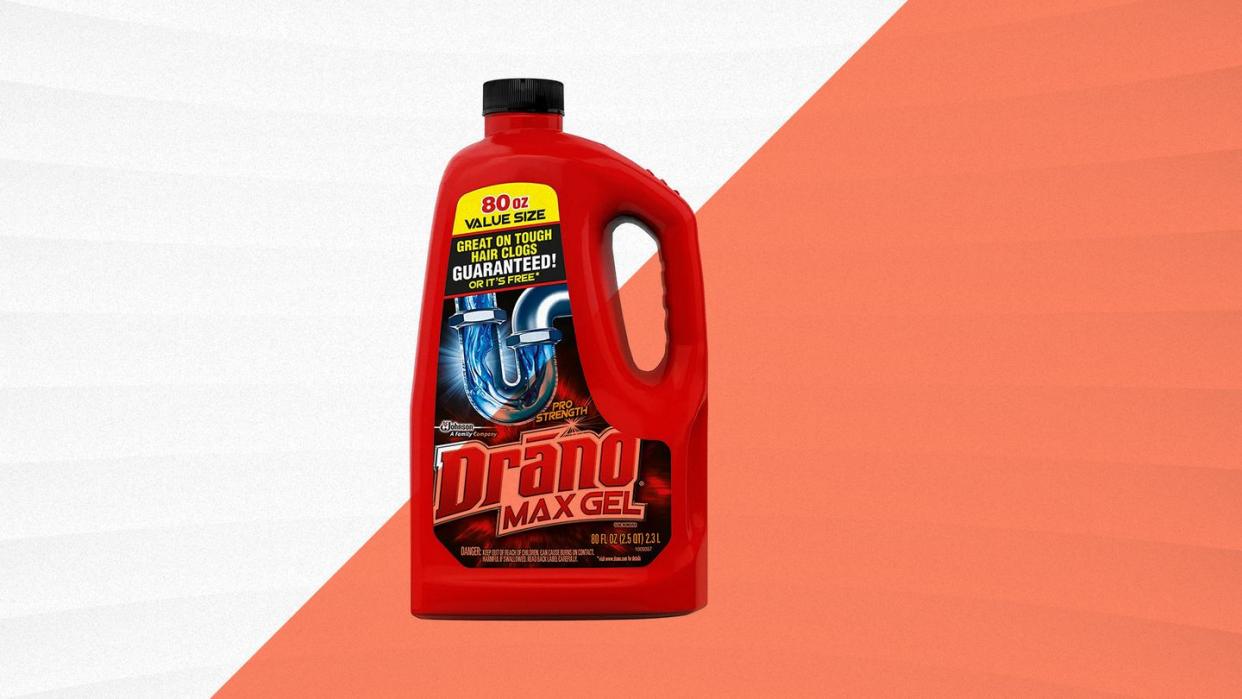 drano max gel drain cleaner