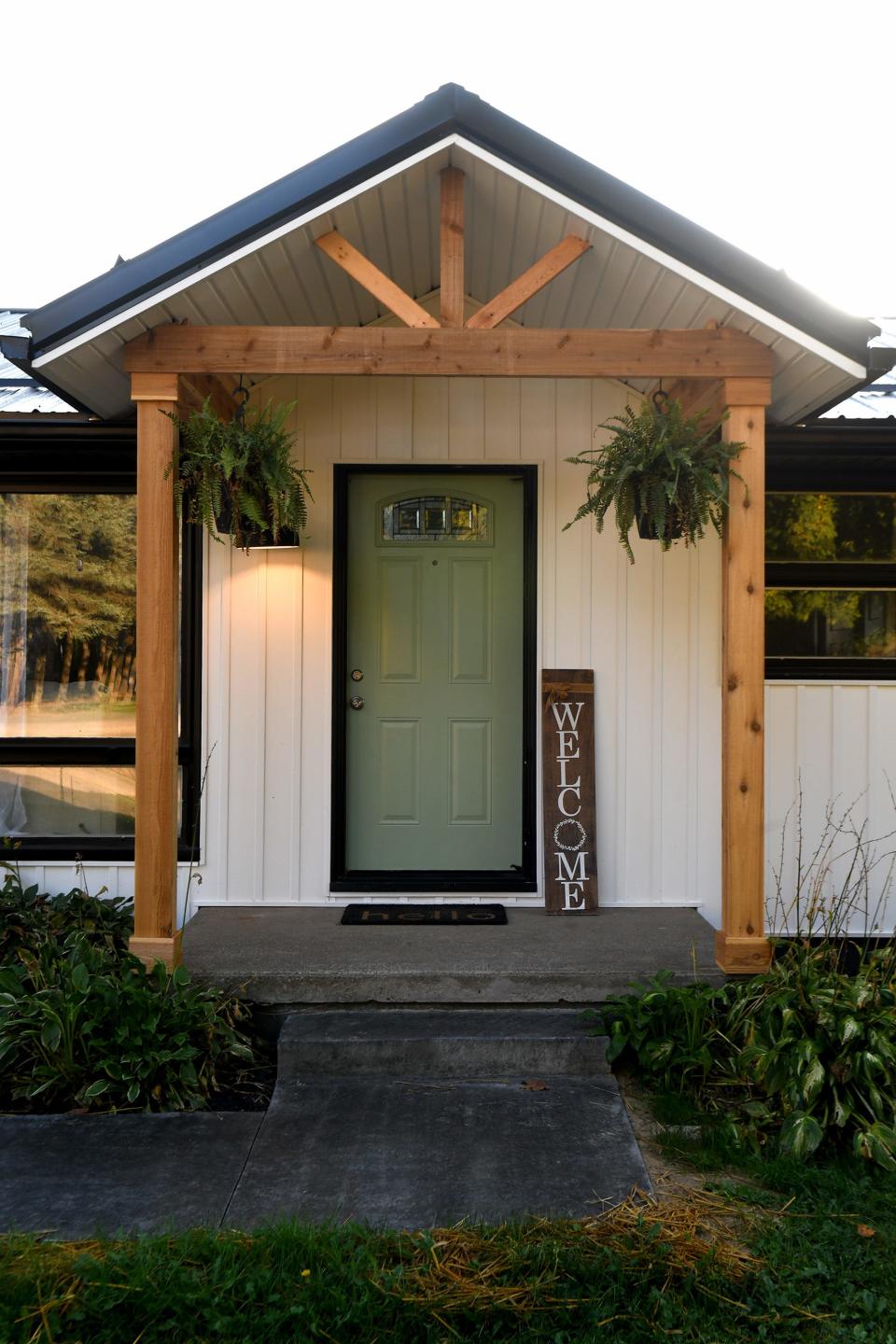 A Lake Township home has been remodeled in a modern farmhouse style.