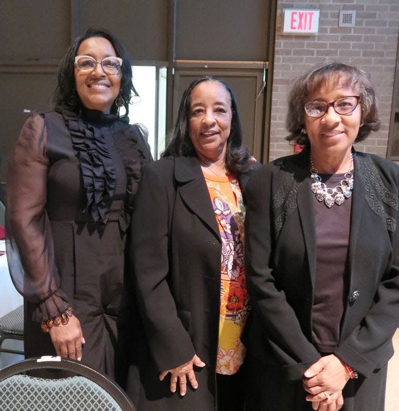 Bellinda Pugh, Alma Bowden, and Clara Wallace attended the 22nd Annual Jewel Awards Banquet presented by the Jackson Madison County African American Chamber of Commerce on Saturday, February 18, 2023, at the Carl Perkins Civic Center in downtown Jackson, Tennessee. The event is held annually to honor outstanding African American Business Owners. Guests were treated to a buffet dinner, an awards presentation, and entertainment by the Smooth Jazz Progressions band.