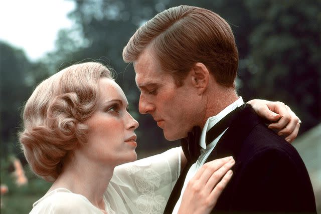 <p>Paramount/Kobal/Shutterstock</p> Mia Farrow and Robert Redford in <em>The Great Gatsby</em> (1974)