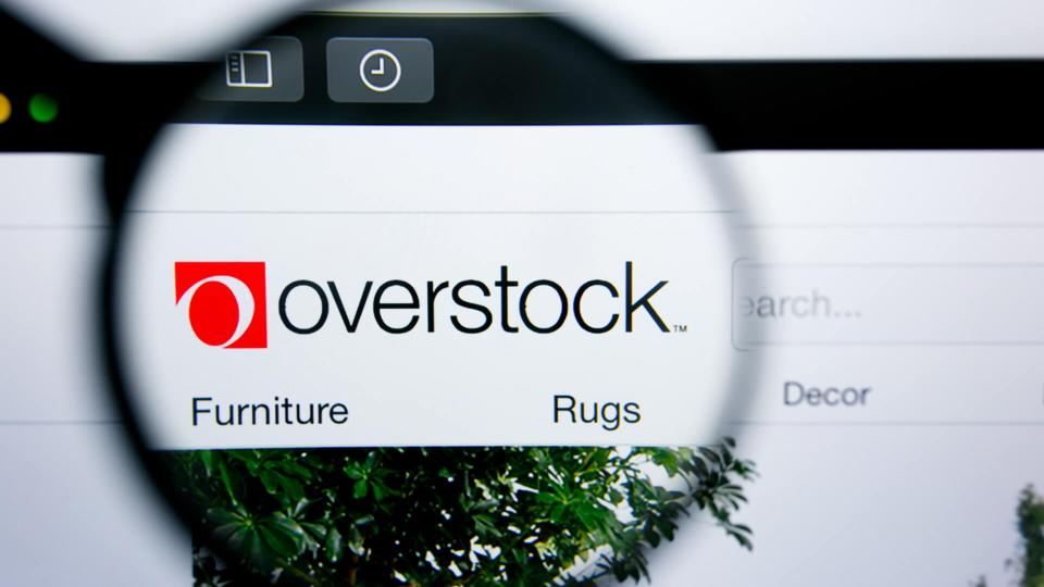 Los Angeles, California, USA - 25 June 2019: Illustrative Editorial of Overstock website homepage.